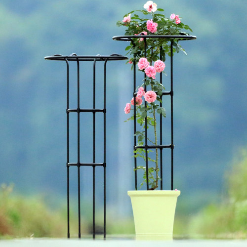 第三代伞型爬藤架铁管包塑植物攀爬架月季花架加粗加厚园艺花支架