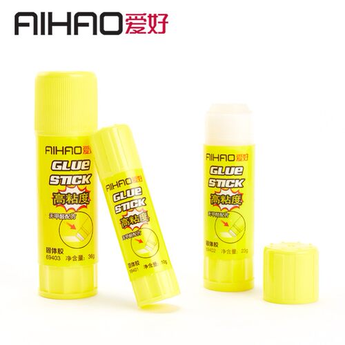 爱好固体胶办公固体胶水高粘度手工课儿童强力胶棒大号10g/23g/36g学生用文具