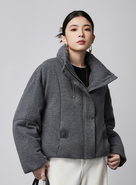 格媞2025新款羽绒服女短款冬季爆款羊绒鹅绒服轻便简约宽松外套