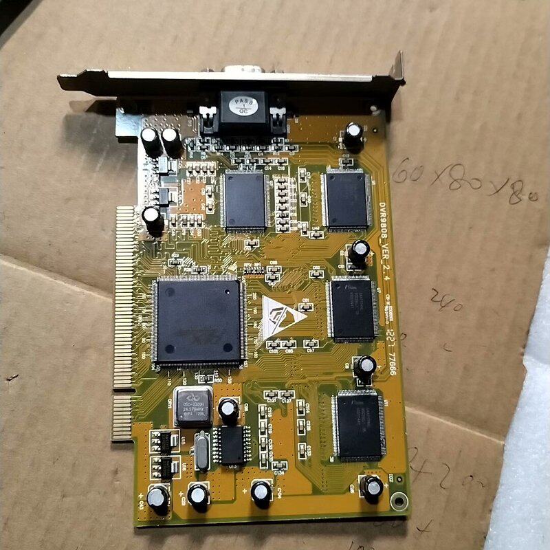 议价正品波粒监控卡V2.4 DVR9808 程八路监控视频采集卡