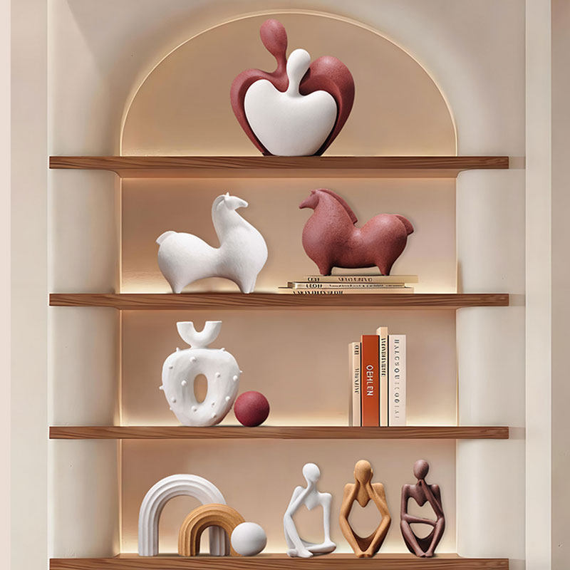 中古侘寂风艺术摆件高级感民宿酒店客厅电视柜展示柜禅意马装饰品,家居饰品,装饰摆件,淘宝优惠券,粉丝福利购,淘宝优惠卷