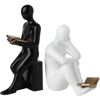 觅知陶瓷艺术感轻奢风电视柜摆件