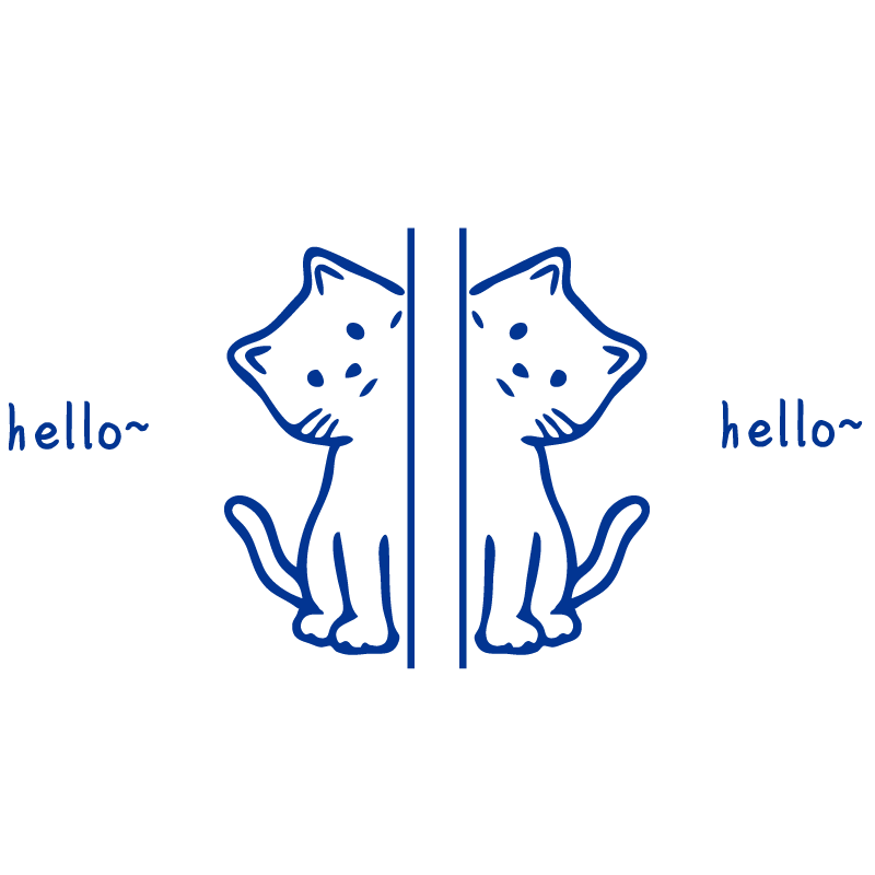 hello可爱猫咪 歪头杀卡通动漫装饰厨房柜子衣柜鞋柜遮丑玻璃贴纸