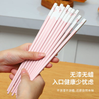 抗菌防霉筷子家用高档新款合金筷特别好看的高端餐具家庭一人一筷
