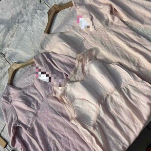 带胸垫！外贸日单女士圆领蕾丝花边空气棉长袖内衣打底衫秋衣背心