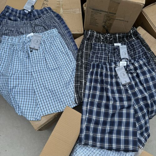 出口美国原单男士夏季薄款抽绳可调节透气家居短裤沙滩五分阿罗裤