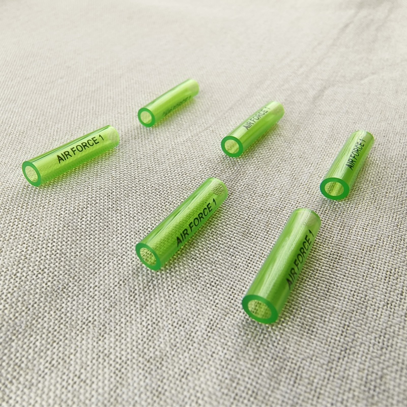 适配AF1白绿笑脸透明软管鞋带扣