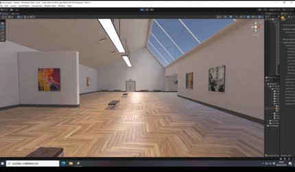 unity3d博物馆美术馆画廊展厅场馆场景模型