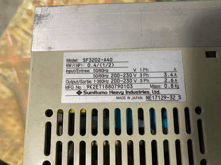 议价 住友sumitomo变频器 sf-320 sf3202-a40 0.4kw 220v