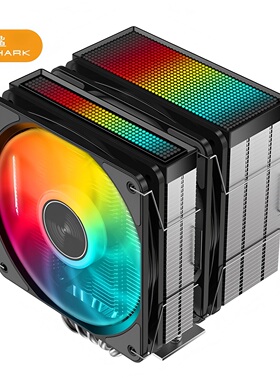 JIUSHARK九鲨JF500Ruby不挡内存CPU散热器双塔双风扇5热管15代AMD