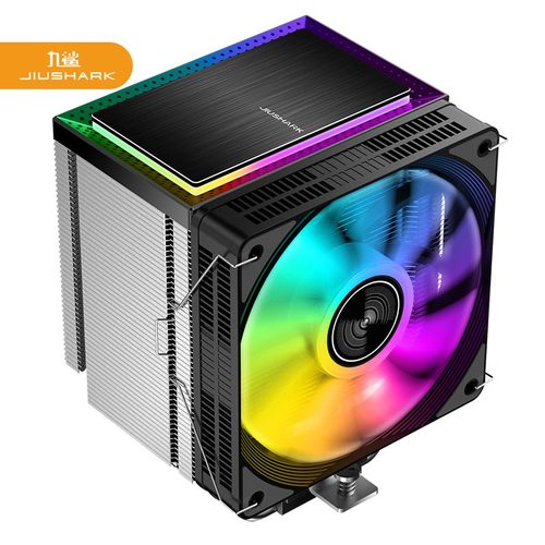 九鲨CPU散热器风冷6热管不挡内存