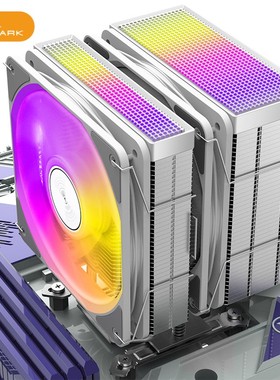 JIUSHARK九鲨JF500Ruby不挡内存CPU散热器双塔双风扇5热管15代AMD