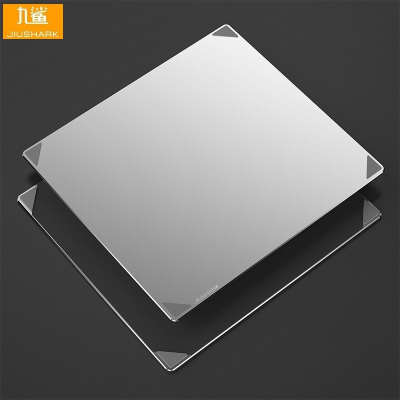 jiushark九鲨鼠标垫铝合金冬夏两用金属皮革双面