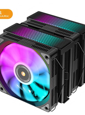JIUSHARK九鲨JF800CPU散热器280w双塔焊接石墨烯FDB铜轴双风扇6管