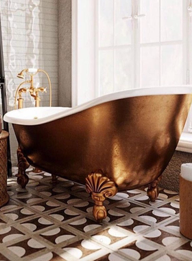 法式复古小花砖厨房浴室阳台餐厅酒红色拼花防滑墙地砖200x200mm