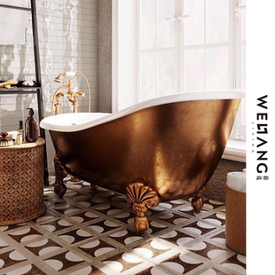 法式复古小花砖厨房浴室阳台餐厅酒红色拼花防滑墙地砖200x200mm