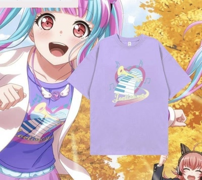 RAS原令王那PAREO周边BanGDream!同款cos短袖T恤二次元动漫痛衣服