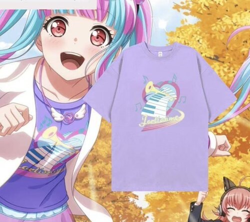 RAS原令王那PAREO周边BanGDream!同款cos短袖T恤二次元动漫痛衣服