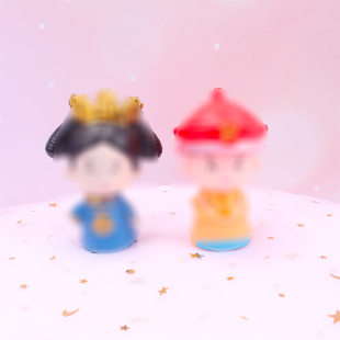 装 扮 饰摆件皇上母后大人宫廷古风生日凤钗梅花古装 皇后娘娘蛋糕装