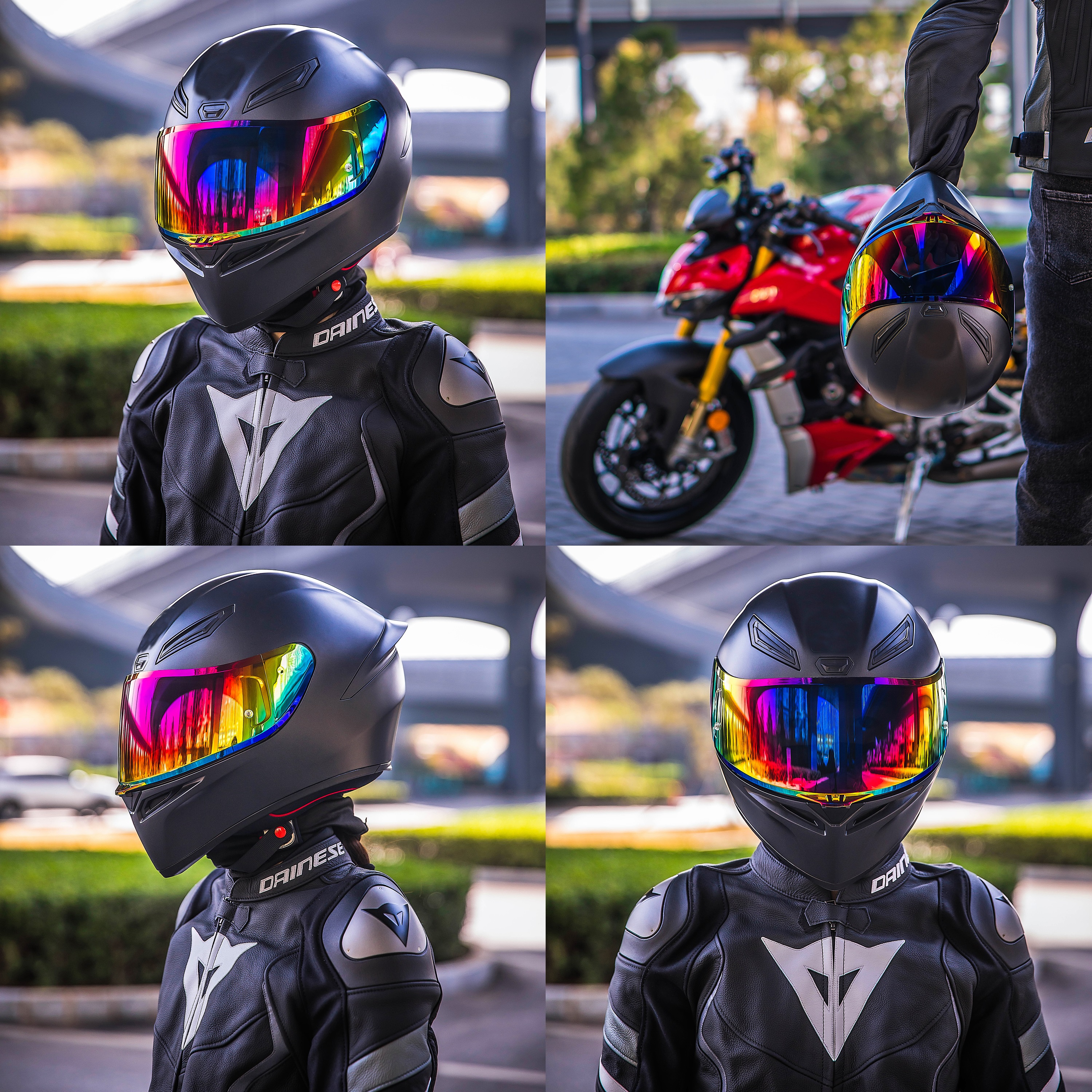 适用于agvK1K3SVK5S头盔镜片