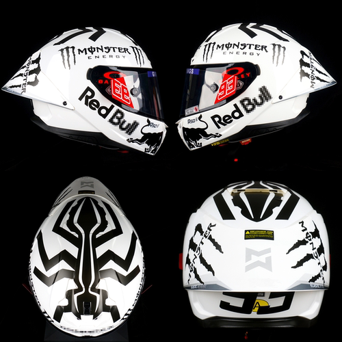 适用于 R50S PRO R90GP 头盔 改装 贴纸 版画 拉花 防水反光贴纸