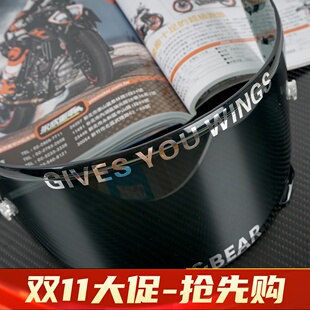 SHOEI HJC SHARK鲨鱼 LS2镜片贴GIVES YOU WINGS 头盔贴