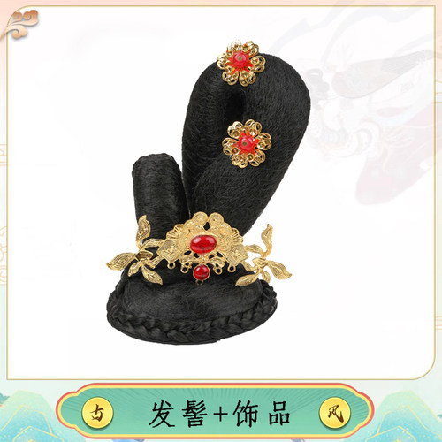 万宝逸发饰套装复古宫廷汉服头饰