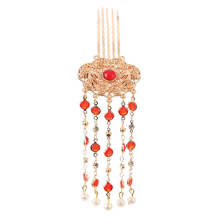 汉服头饰发簪古风发钗盘发配饰流苏步摇簪子插梳复古旗旗袍发饰女