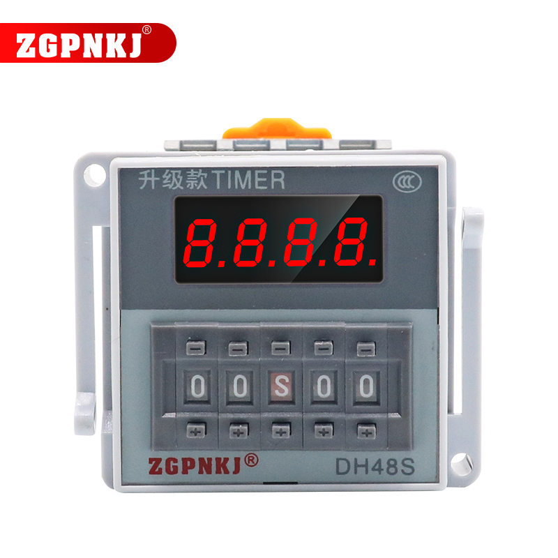 DH48S-1Z高精度数显时间继电器220V24V通电延时带暂停复位控制器