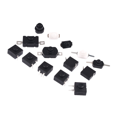 超强光手电筒开关自锁贴片