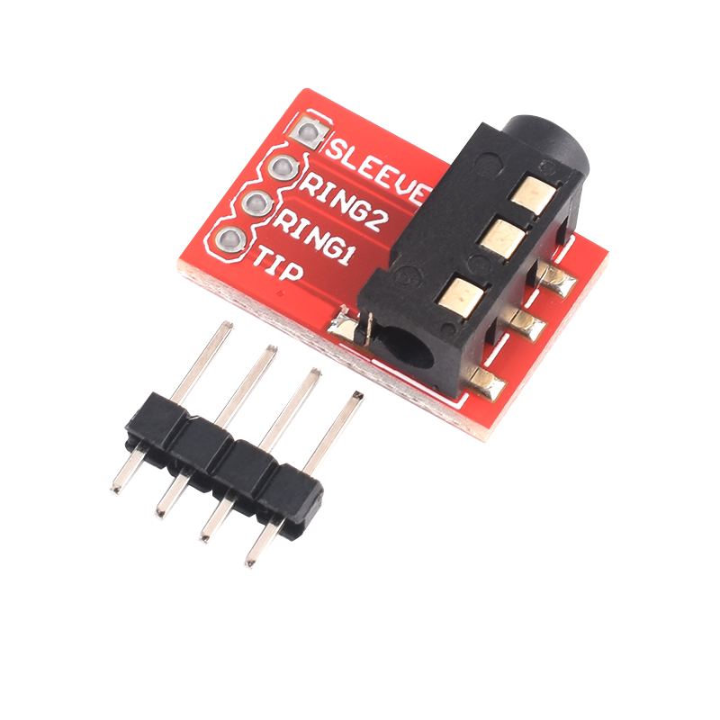 麦克风接口模块 TRRS 3.5mm 音频座 MP3 立体声 耳机 视频