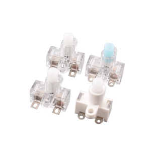 通用排插座电源开关 配件10A250V插线板小型自锁按钮排插线开关