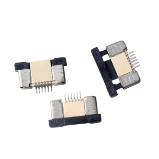 FFC/FPC上接0.5MM抽屉式4P/6/8/10/12/16/18-40P软排线插座连接器