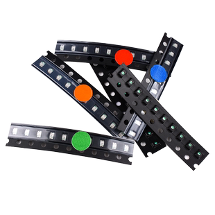 贴片LED灯0603 0805 1206 1210 3528红黄蓝绿白橙色发光二极管包