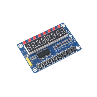 TM1638按键数码管 LED显示模块 8位数码管\LED\按键