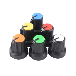 AG1系列电位器旋钮 可调电阻帽子 红橙黄绿蓝白色 多色可选