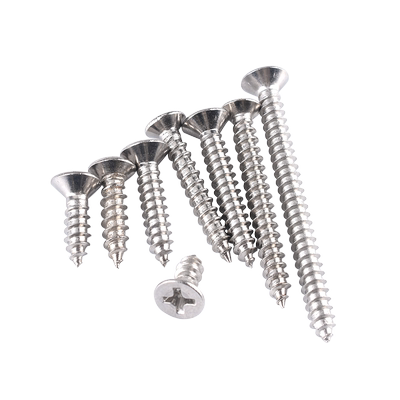 不锈钢十字沉头螺钉自攻螺丝平头