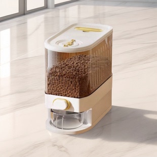 储粮桶猫粮狗粮储存桶密封宠物可计时不卡粮自动出粮防虫防湿防潮