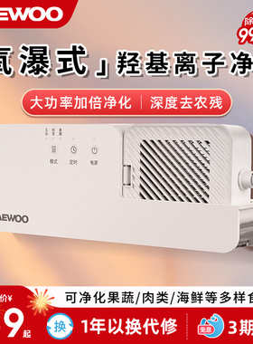 大宇果蔬净化清洗机水果净化器全自动蔬果洗菜机食材净化机QX3