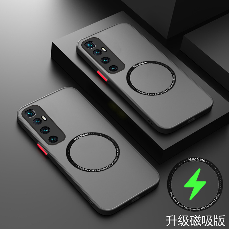 透明亲肤壳 撞色按键 潮牌高级感 送水凝膜