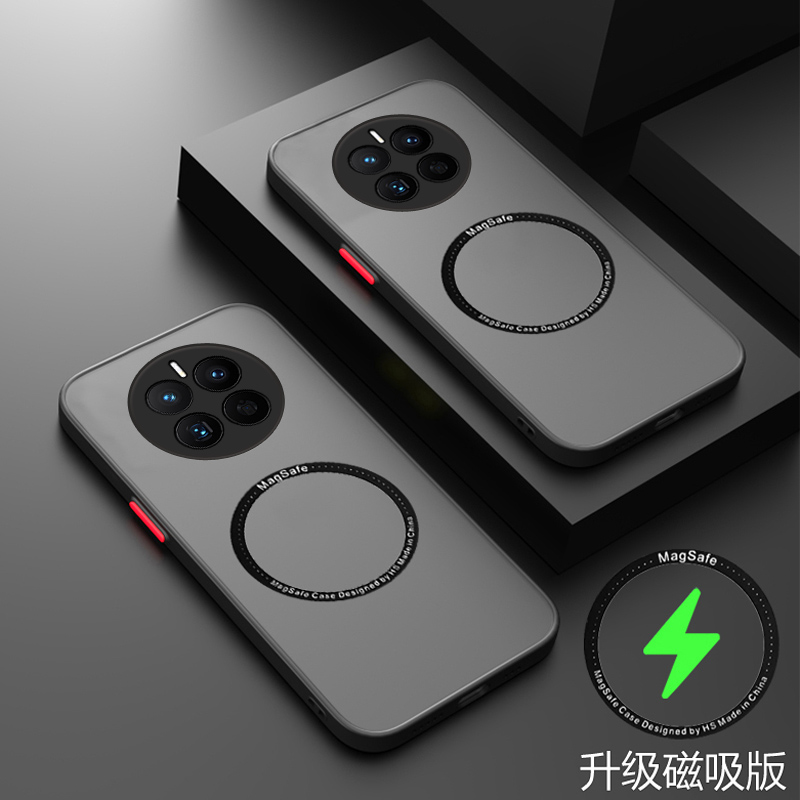华为Mate50e透明磨砂手机壳新款