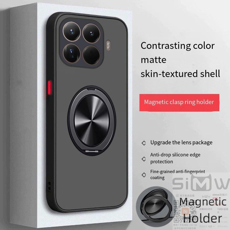 适用于小米15tpro手机壳Xiaomi 15TPro磁吸支架保护套5G全包镜头防摔mi15tpro透明ml15tpro磨砂mi15tpor新款