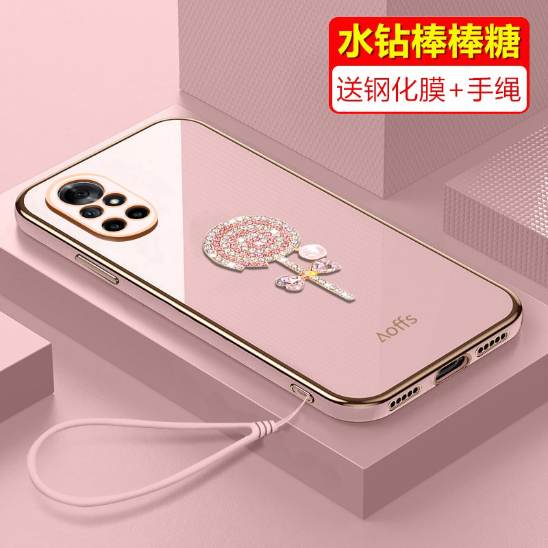 华为Nova8手机壳novo8Pro镜头全包软套5G保护ANG一AN00防摔BRQ女生ANOO新款n8水钻por棒棒糖note8个性ins可爱 3C数码配件 手机保护套/壳 原图主图