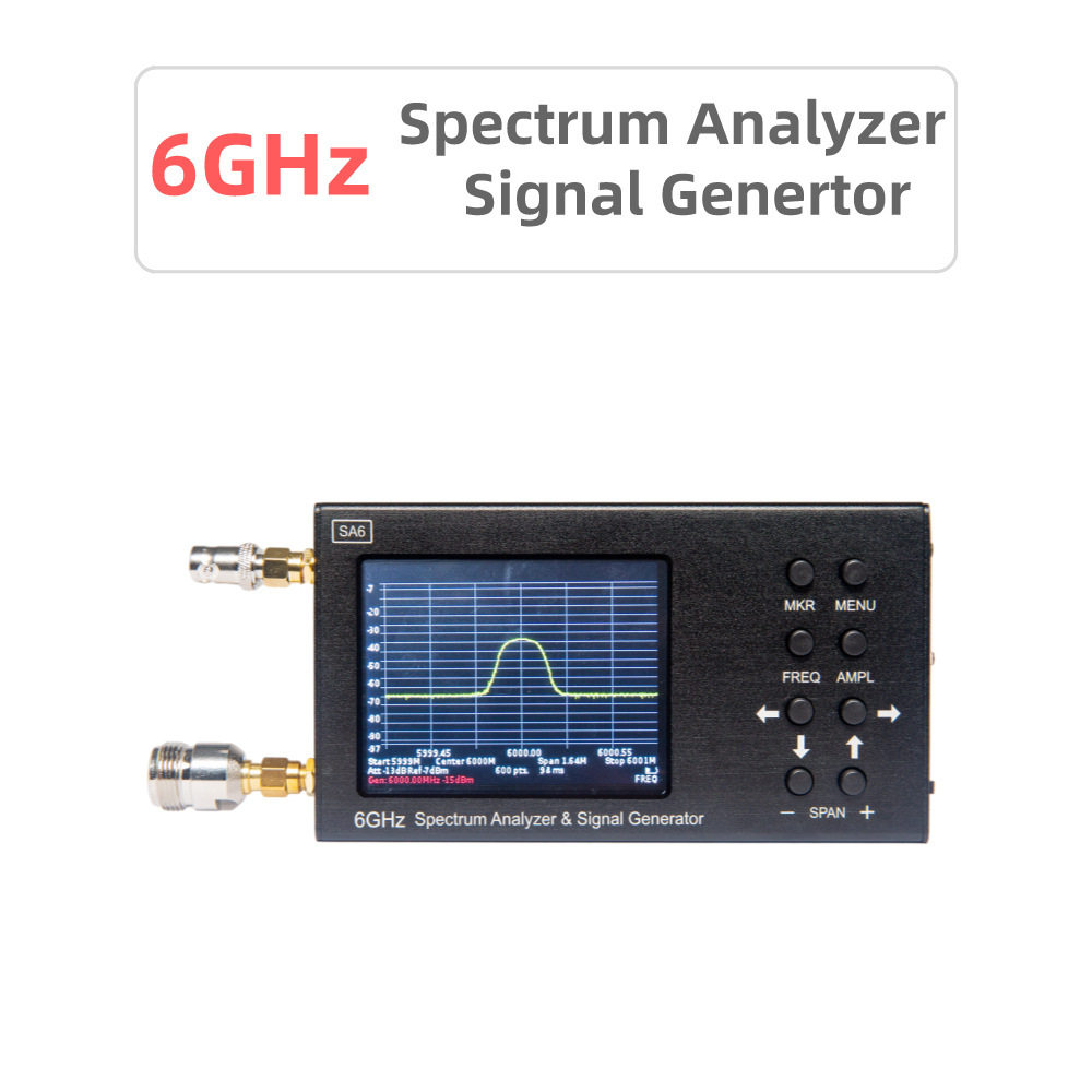 6G便携式频谱分析仪器Wi-FiCDMA实验室35-6200Mhz无线信号测试仪