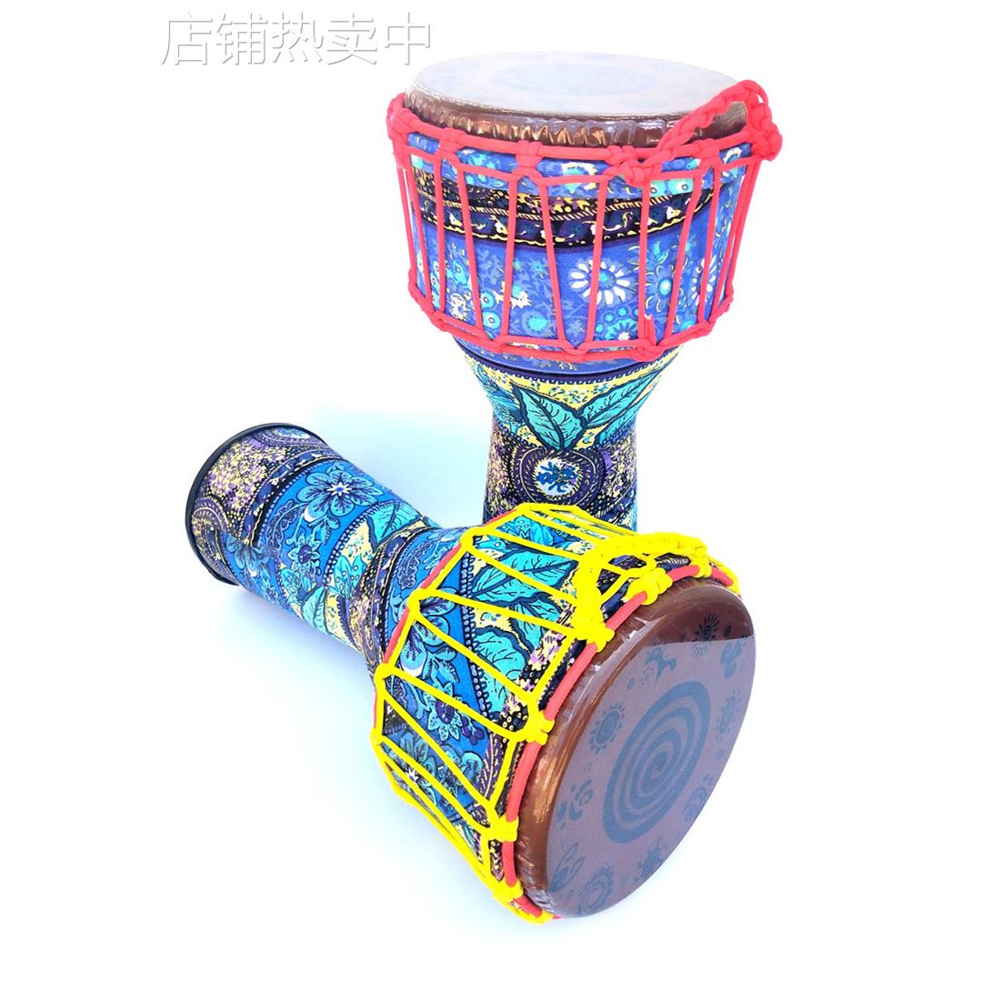8寸10寸非洲鼓 PVC免调音手鼓 送包 布艺非洲鼓 量大可定制