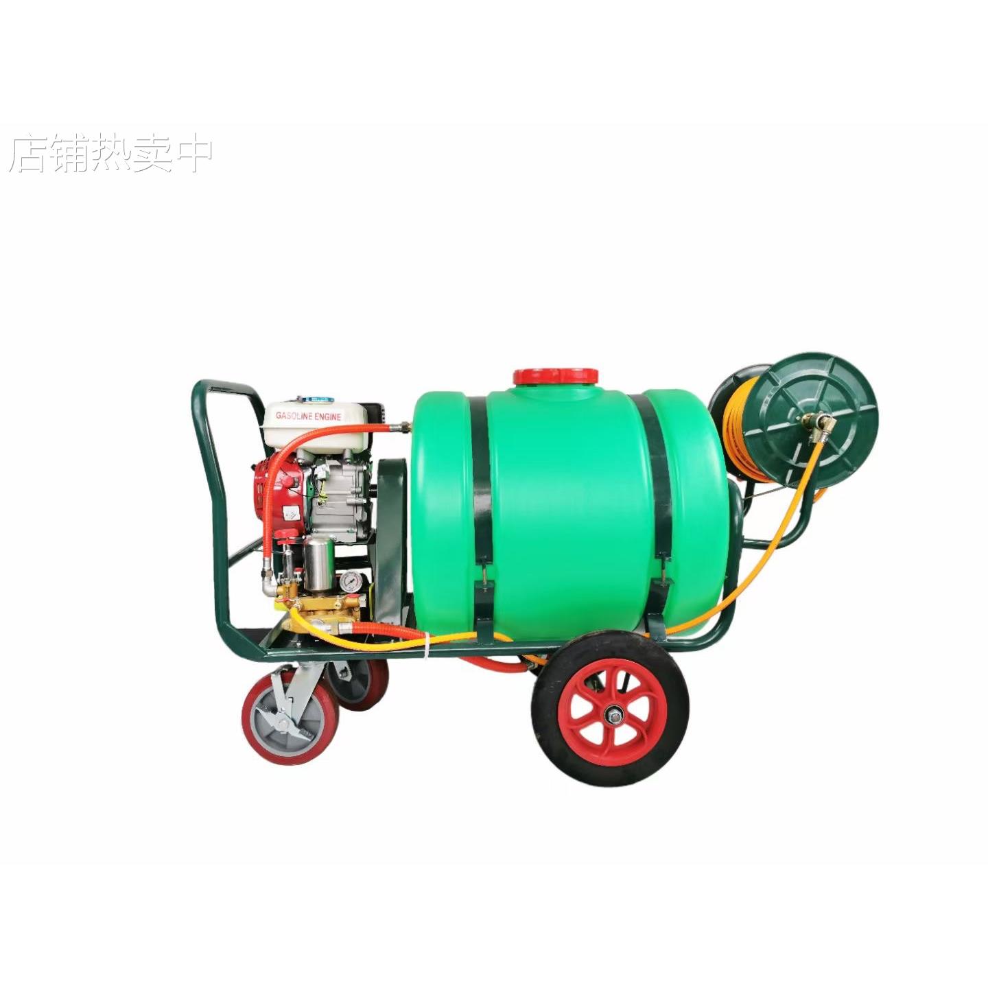推车式园林手推打药机160L200L300L汽油机电机电瓶农用消毒喷雾器
