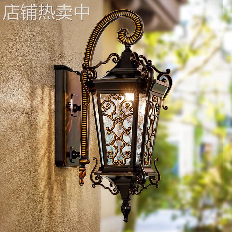 户外壁灯防水欧式室外庭院灯超亮家用别墅大门口灯围墙阳台外墙灯