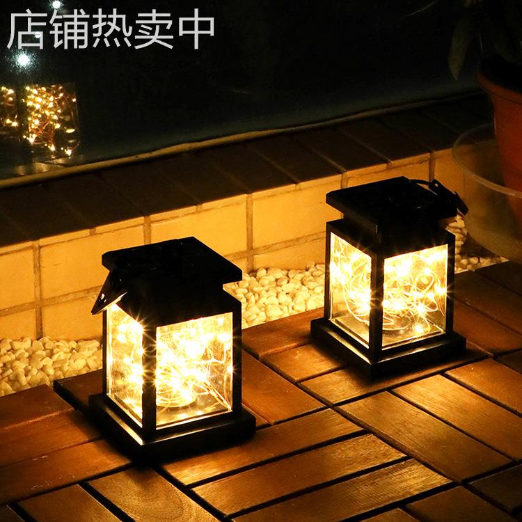 太阳能星星蜡烛灯户外防水庭院家用小夜灯室内阳台花园院子瓶子灯