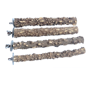 鹦鹉用品用具花椒木站杆鸟用磨爪磨牙棒八哥鹩哥站棍站杠鸟笼配件