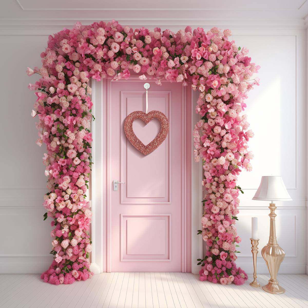 跨境情人节心形花环挂饰情人节派对用品求婚告白场景布置爱心挂饰,节庆用品/礼品,装扮布置套餐,淘宝优惠券,粉丝福利购,淘宝优惠卷